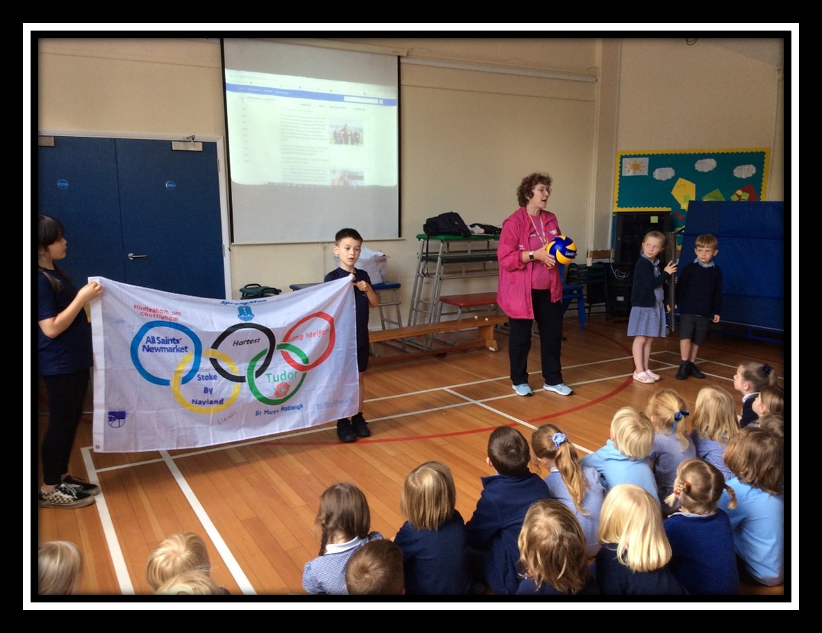 Assembly with Olympic Park Volunteer